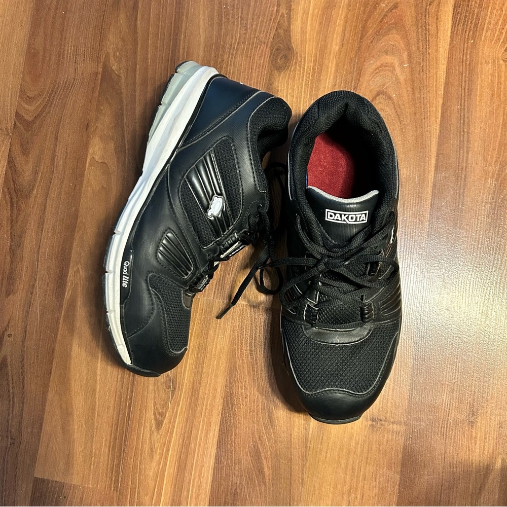 Men's Black Dakota Steel-toed Shoes